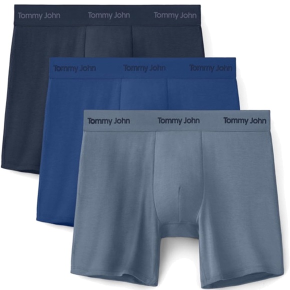 Tommy John Men's Boxer Briefs in Blue Tones - Picture 6 of 6